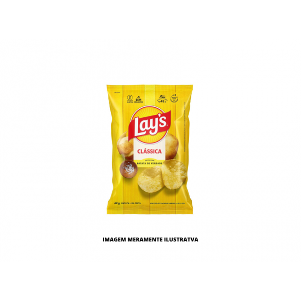 SALGADINHO - ELMA CHIPS - 62g LAYS CLASSICAS
